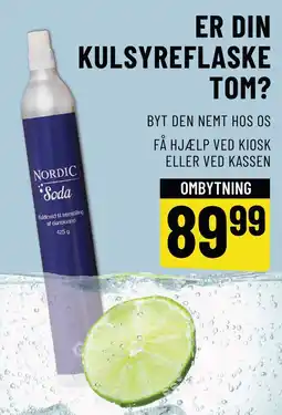 Løvbjerg Er din kulsyreflaske tom tilbud