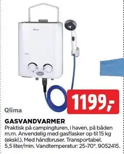 jem & fix QLIMA GASVANDVARMER tilbud