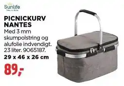 jem & fix SUNLIFE PICNICKURV NANTES tilbud
