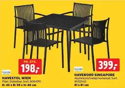 jem & fix SUNLIFE HAVESTOL WIEN ELLER HAVEBORD SINGAPORE tilbud
