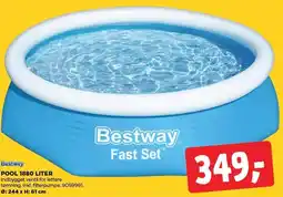 jem & fix BESTWAY POOL 1880 LITER tilbud