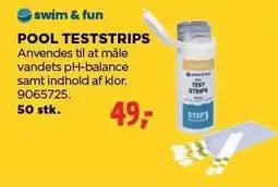 jem & fix SWIM & FUN POOL TESTSTRIPS tilbud