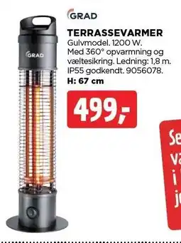 jem & fix GRAD TERRASSEVARMER tilbud