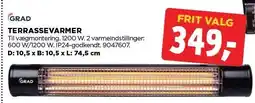 jem & fix GRAD TERRASSEVARMER tilbud