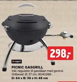 jem & fix GRILLEXPERT PICNIC GASGRILL tilbud