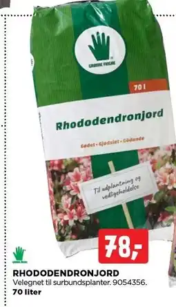 jem & fix GRØNNE FINGRE RHODODENDRONJORD tilbud