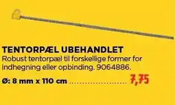 jem & fix TENTORPÆL UBEHANDLER tilbud
