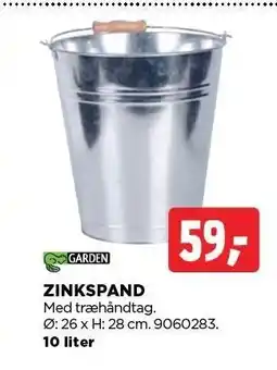 jem & fix GARDEN ZINKSPAND tilbud