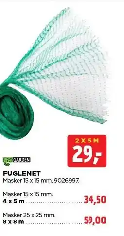 jem & fix GARDEN FUGLENET tilbud