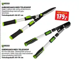 jem & fix GARDEN HÆKKESAKS MED TELESKOP ELLER GRENSAKS MED TELESKOP tilbud