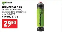 jem & fix GARDEN UNIVERSALGAS tilbud