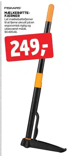 jem & fix FISKARS MÆLKEBØTTEFJERNER tilbud
