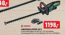 jem & fix BOSCH HÆKKEKLIPPER 18 V tilbud