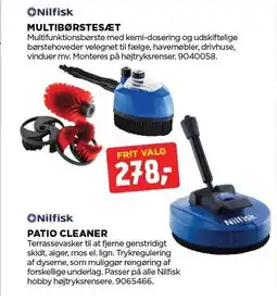 jem & fix NILFISK MULTIBØRSTESÆT ELLER PATIO CLEANER tilbud