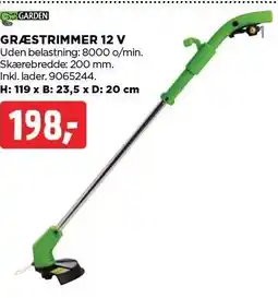 jem & fix GARDEN GRÆSTRIMMER 12 V tilbud