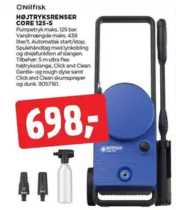 jem & fix NILFISK HØJTRYKSRENSER CORE 125-5 tilbud