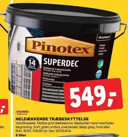 jem & fix PINOTEX HELDÆKKENDE TRÆBESKYTTELSE tilbud