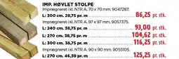 jem & fix IMP. HØVLET STOLPE tilbud
