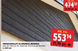 jem & fix FÆRDIGMALET KLINKBEKLÆDNING tilbud