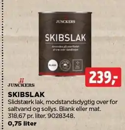 jem & fix JUNCKERS SKIBSLAK tilbud