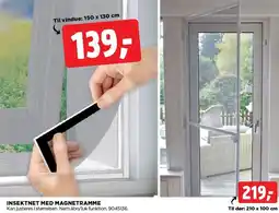 jem & fix INSEKTNET MED MAGNETRAMME tilbud