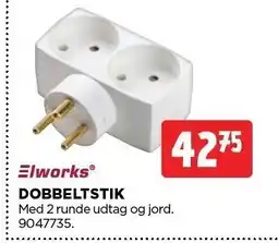 jem & fix ELWORKS DOBBELTSTIK tilbud