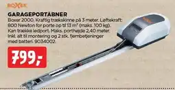 jem & fix BOXER GARAGEPORTÅBNER tilbud