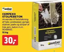 jem & fix WEBER CEMPEXO STOLPEBETON tilbud