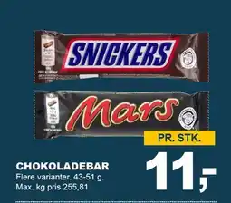 Let-Køb Chokoladebar tilbud