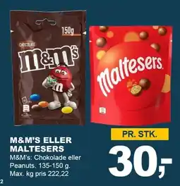 Let-Køb m&m's eller maltesers tilbud