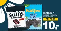 Let-Køb Katjes salte fisk eller sallos original tilbud