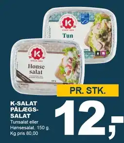 Let-Køb K-Salat pålægssalat tilbud