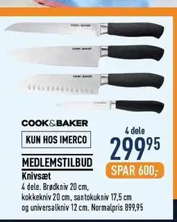 Imerco Knivsæt tilbud