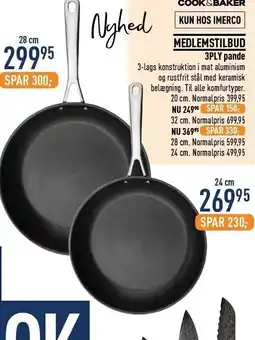 Imerco 3PLY pande 28 cm tilbud