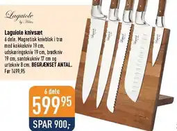Imerco Laguiole knivsæt tilbud