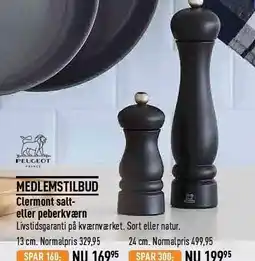 Imerco Clermont salt- eller peberkværn 13 cm tilbud