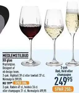 Imerco XO glas tilbud