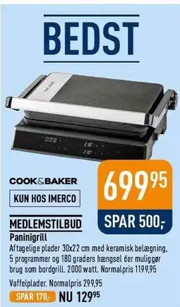 Imerco Paninigrill tilbud