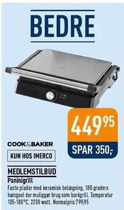 Imerco Paninigrill tilbud