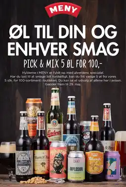 MENY ØL TIL DIN OG ENHVER SMAG tilbud