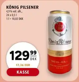 Scandinavian Park KÖNIG PILSENER tilbud