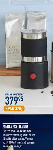 Imerco Bistro mælkeskummer tilbud