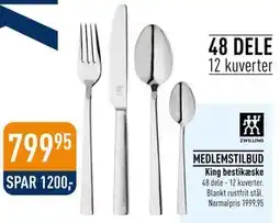 Imerco King bestikæske tilbud