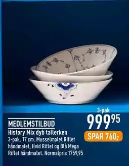 Imerco History Mix dyb tallerken tilbud