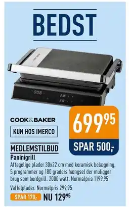 Imerco Paninigrill tilbud