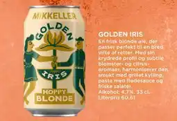 MENY GOLDEN IRIS tilbud