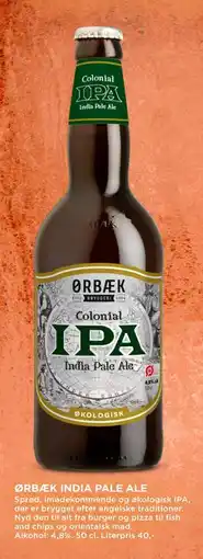 MENY ØRBÆK INDIA PALE ALE tilbud