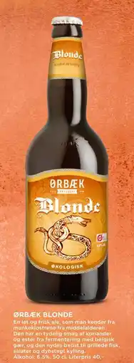 MENY ØRBÆK BLONDE tilbud