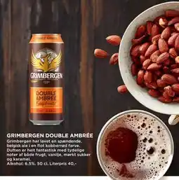 MENY GRIMBERGEN DOUBLE AMBRÉE tilbud