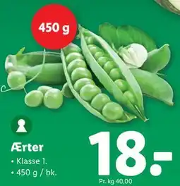 Lidl Ærter tilbud